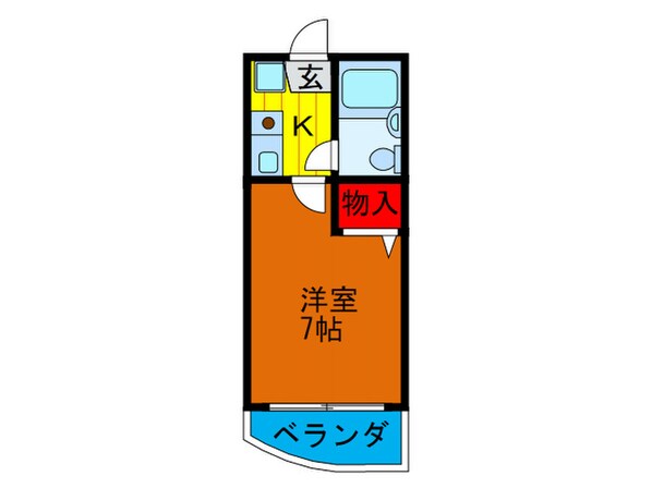 グロー西三荘駅前ビルの物件間取画像